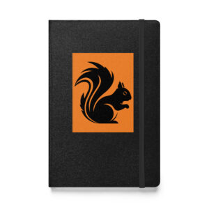 BLACK SQUIRREL Hardcover Journal