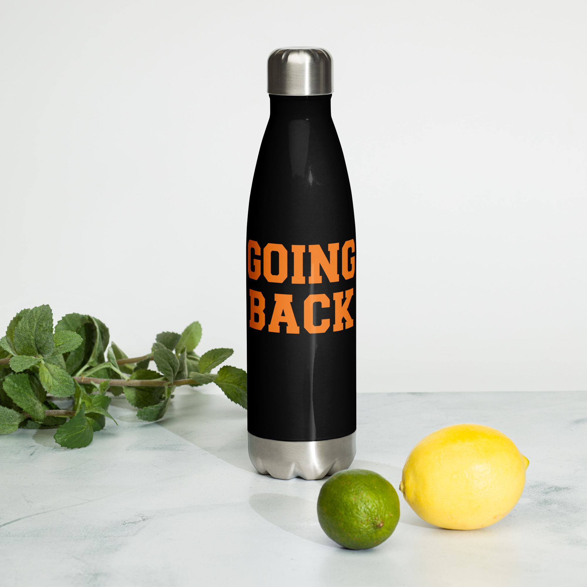 GOING BACK Stainless Steel Water Bottle