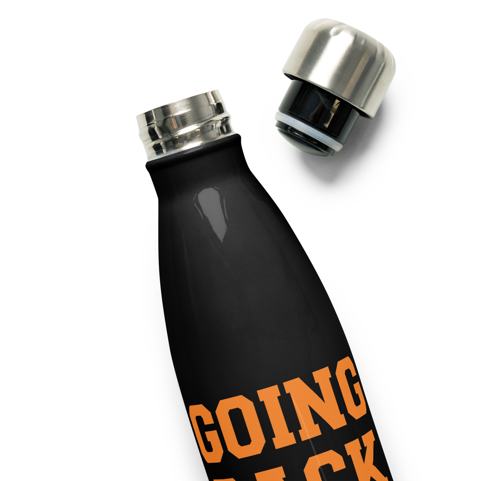 GOING BACK Stainless Steel Water Bottle - Image 4