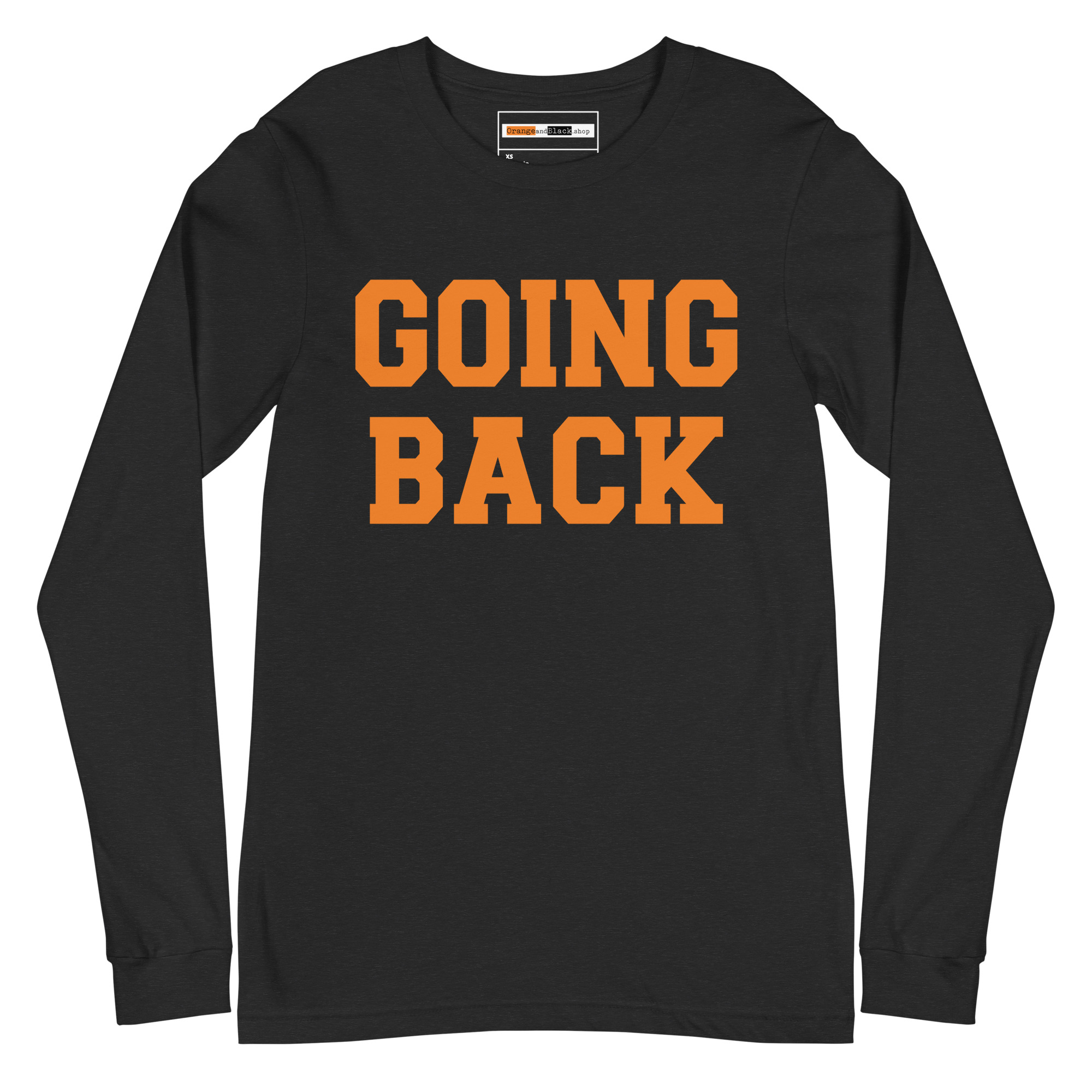 GOING BACK Crew Neck Long Sleeve T-shirt - Image 5