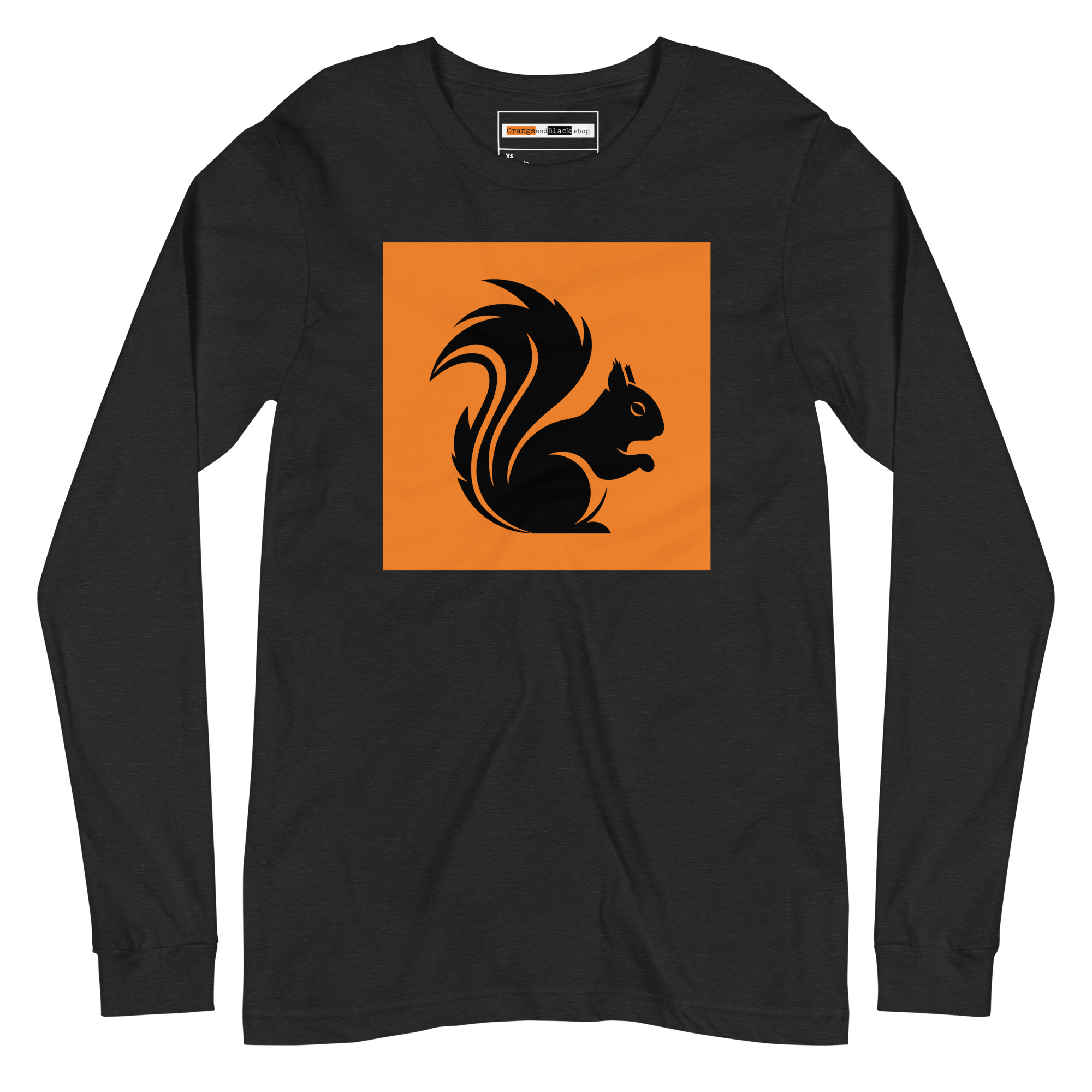 BLACK SQUIRREL Crew Neck Long Sleeve T-shirt