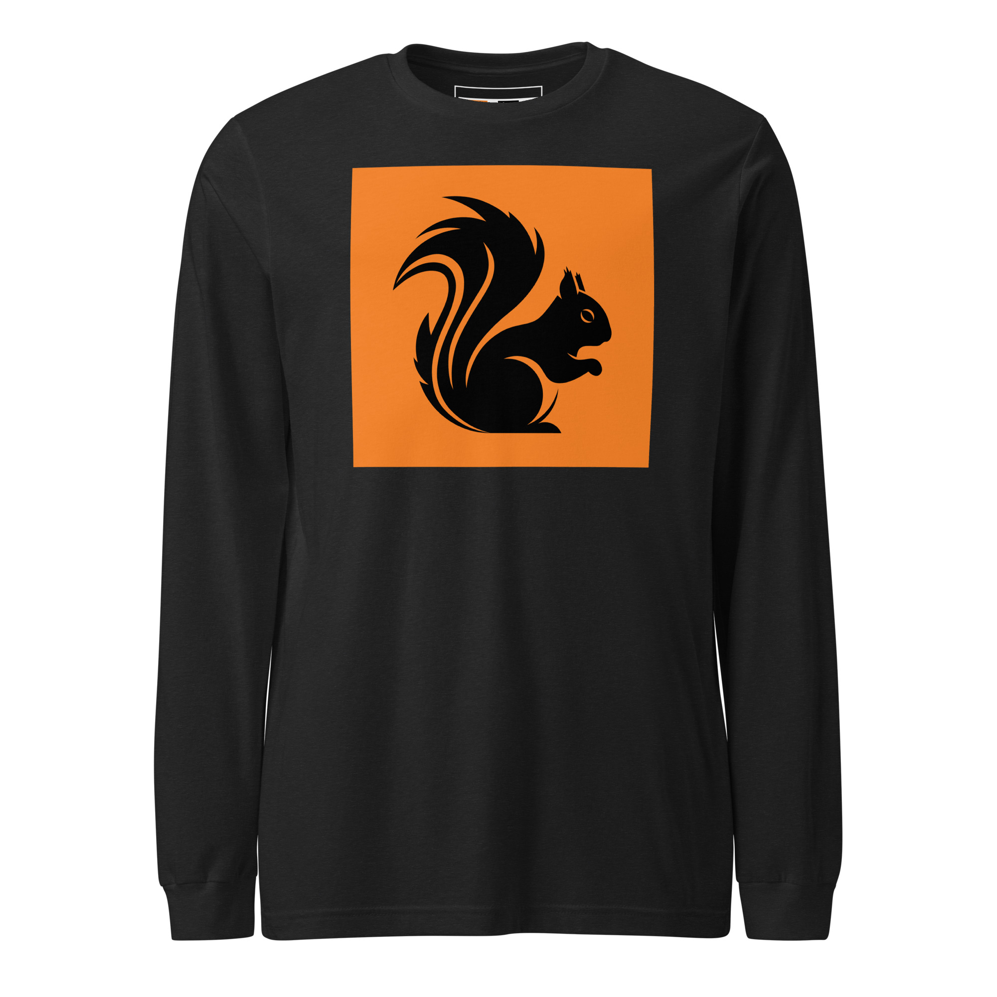 BLACK SQUIRREL Crew Neck Long Sleeve T-shirt - Image 2