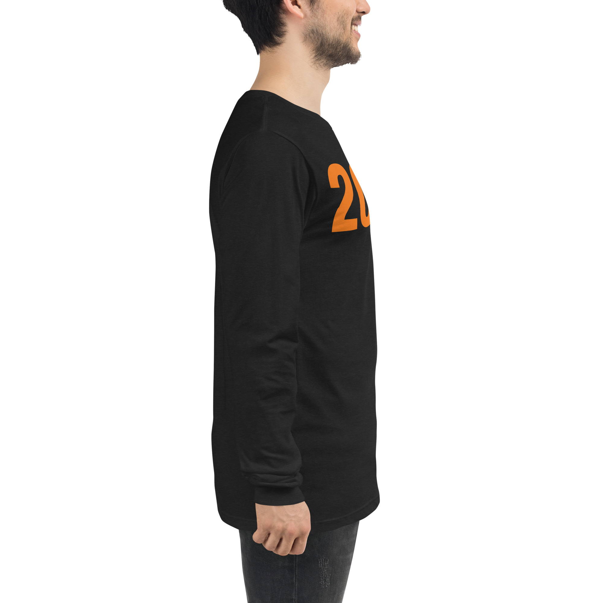 Custom CLASS YEAR Crew Neck Long Sleeve T-shirt - Image 3