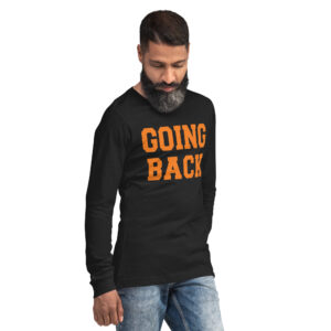 GOING BACK Crew Neck Long Sleeve T-shirt