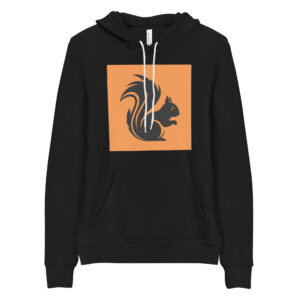 BLACK SQUIRREL Pullover Hoodie